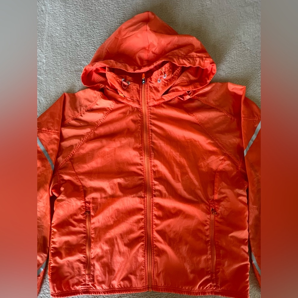 Sweaty Betty Bold Orange Lightweight Jacket View 5